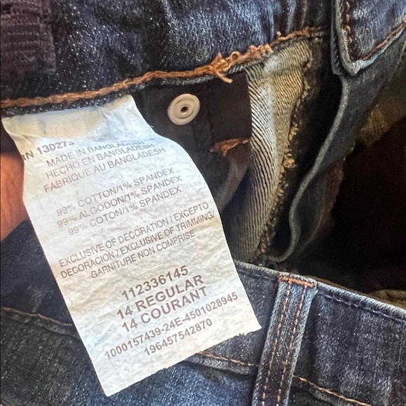 Boy’s Wrangler Retro Slim Boot Blue Denim Jeans adjustable waist 14 Regular - Picture 9 of 10